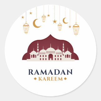 its ramadan yall ramadan kids women men ramadan classic round sticker