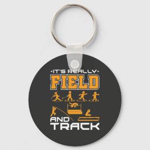 It's Really Field and Track Thrower Jumper  T-Shir Keychain