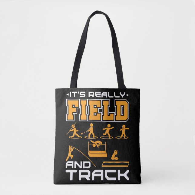 It's Really Field and Track Thrower Jumper  Tote Bag (Front)