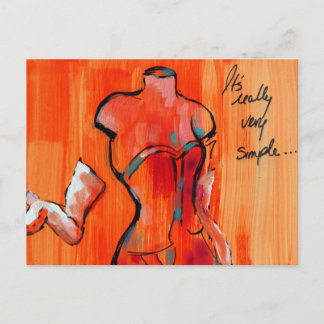 It's Really Very Simple Postcard