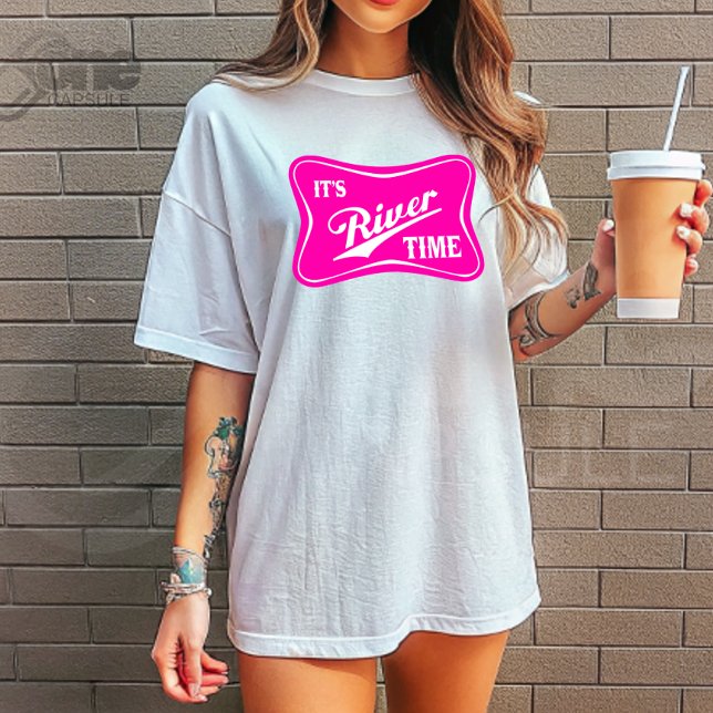 It's River Time T-Shirt – Retro Summer Float Trip  (Creator Uploaded)