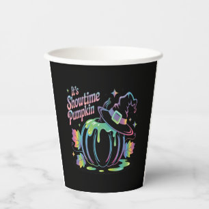 It's Showtime Pumpkin Hat Pumpkin Paper Cups