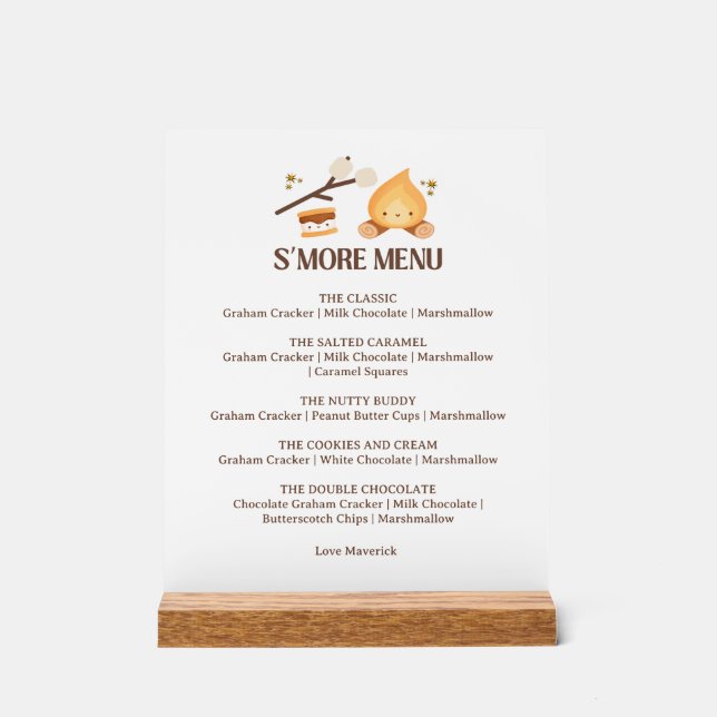 It's S'more Fun to Be One Kids 1st Birthday  (Recto)