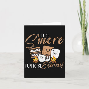 Its Smore Fun To Be Two 11 Birthday Campfire Marsh Card