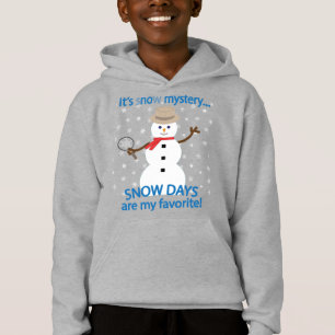 It's sNOw Mystery Detective Snowman