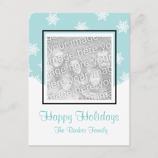 It's SNOWING Photo Card (Front)