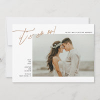 It's So On | Elegant Typography Photo | Copper