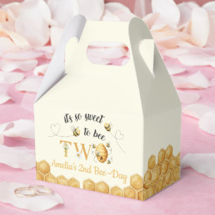 It's So Sweet To Bee 2nd Birthday Favor Box