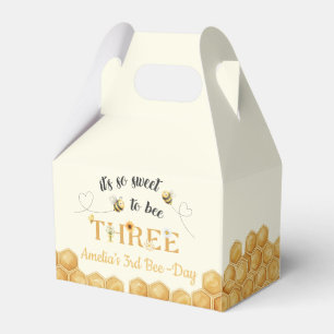 It's So Sweet To Bee 3rd Birthday Favor Box