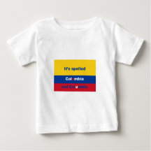 It's spelled Colombia not Columbia