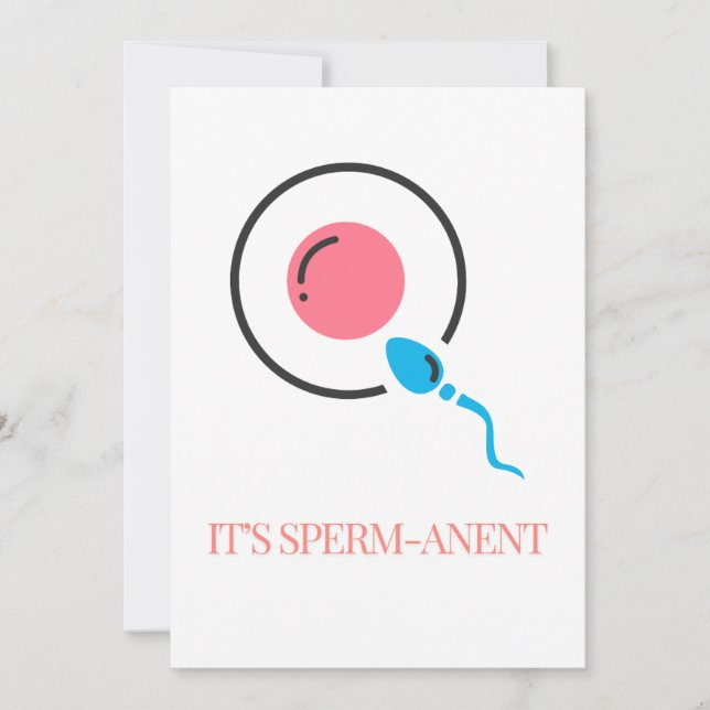 It's Sperm-anet Holiday Card (Front)