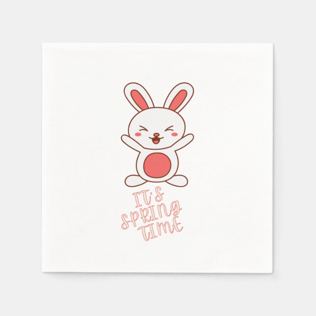 It's Spring Time                        Napkin (Front)
