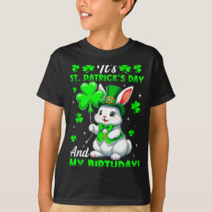 It's st. patrick's day my birthday bunny shamrocks T-Shirt