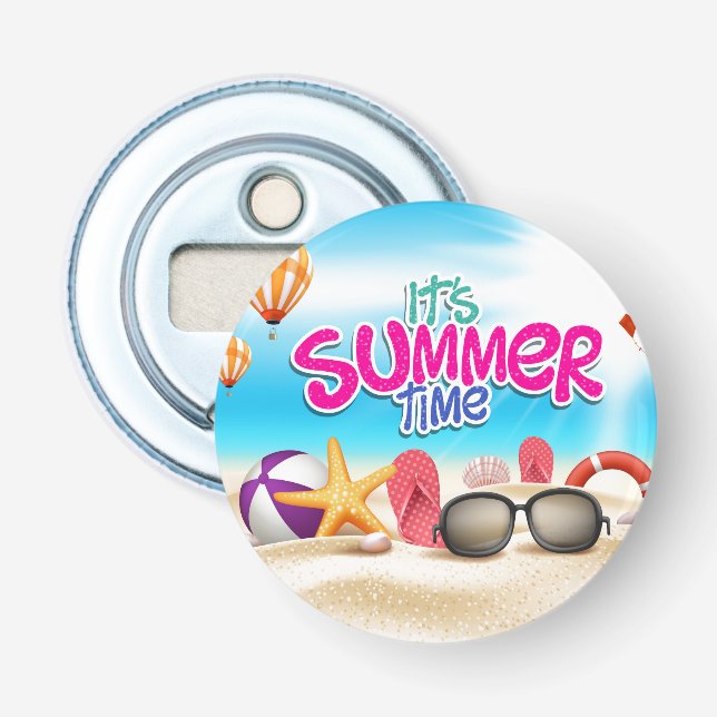It's Summer Time Bottle Opener (Front)