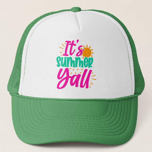 It's Summer Y'all-54808 Trucker Hat (Front)