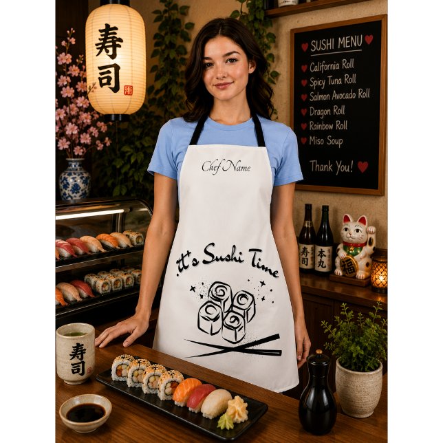 It's Sushi Time , Sushi  Apron (Creator Uploaded)