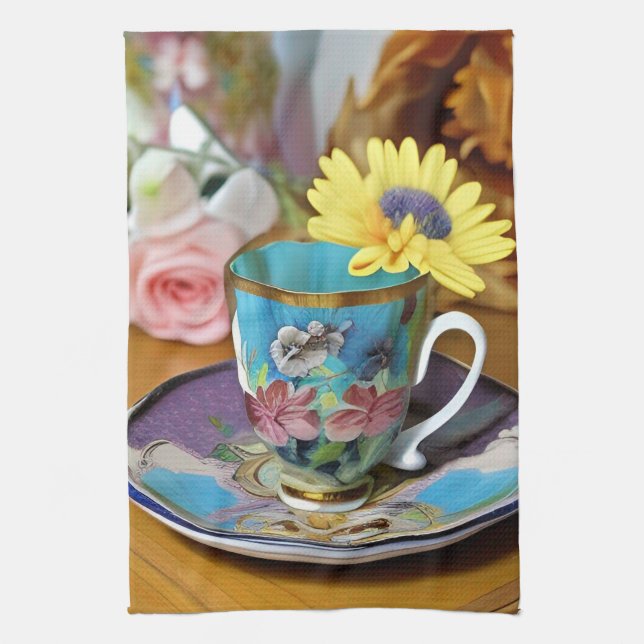 It's Tea Time   Kitchen Towel (Vertical)