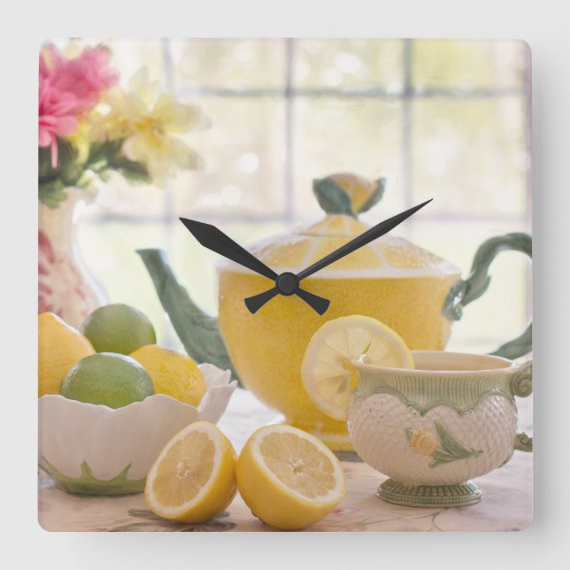 "It's Tea Time" Wall Clock (Front)