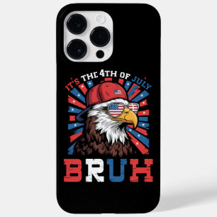 Its The 4th Of July Bruh Bald Eagle Patriotic Case-Mate iPhone 14 Pro Max Case