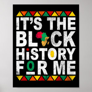 It's The Black History For Me History Month Melani Poster