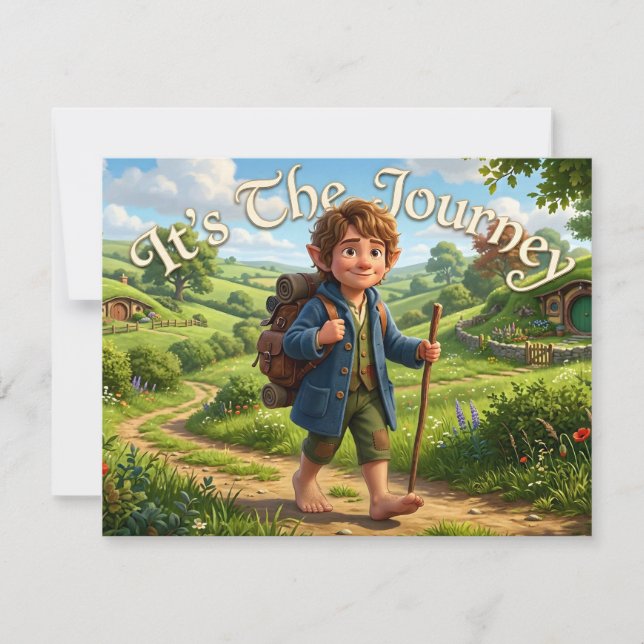 It's The Journey Card (Front)