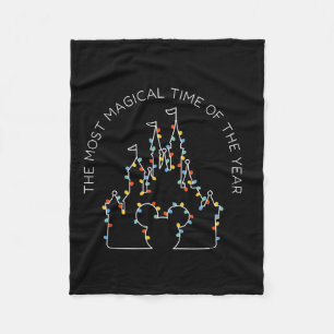 Its The Most Magical Time Of The Year Christmas Fleece Blanket