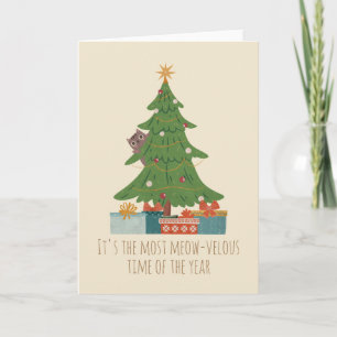 It's the Most Meow-velous Time of the Year Card