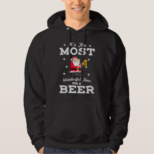 Its The Most Time For A Beer Halloween Christmas F Hoodie