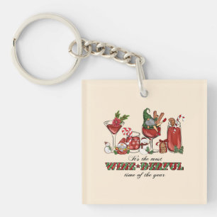 It's the Most Wine-derful Time Keychain