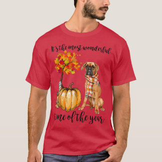 Its The Most Wonderful Autumn Time Boer Scarf Pump T-Shirt