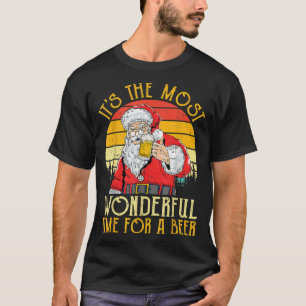 Its The Most Wonderful Time For A Beer Christmas M T-Shirt