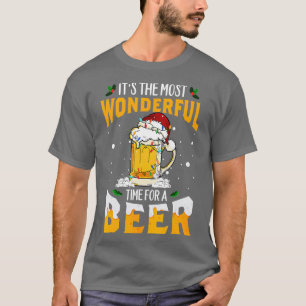 Its The Most Wonderful Time For A Beer Christmas S T-Shirt