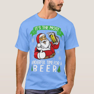 Its The Most Wonderful Time For A Beer Christmas S T-Shirt