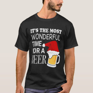 It'S The Most Wonderful Time For A Beer Christmas T-Shirt