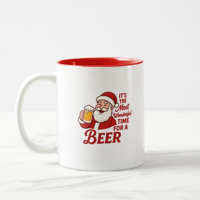 It's the Most Wonderful Time for a Beer Mug (Left)