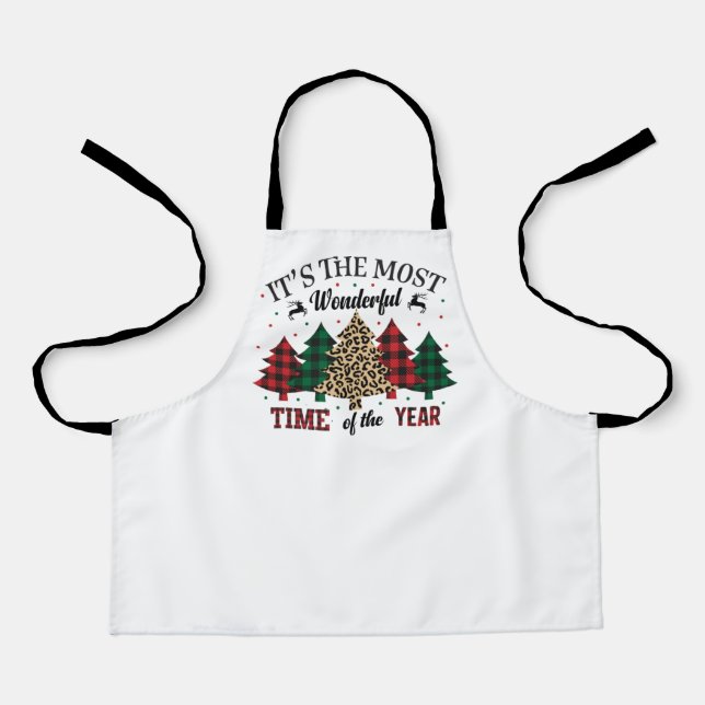 It's The Most Wonderful Time Of The Year Apron (Front)