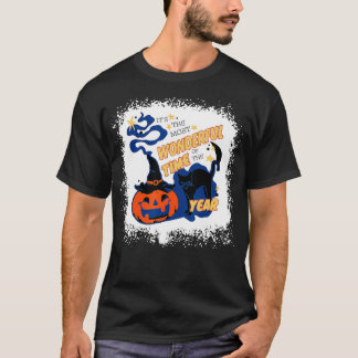 Its The Most Wonderful Time Of The Year Black Cat T-Shirt