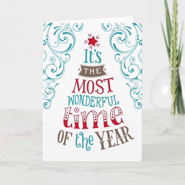 It's The Most Wonderful Time Of The Year Card (Front)