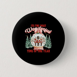 Its The Most Wonderful Time Of The Year Christmas 2 Inch Round Button