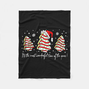 It's The Most Wonderful Time Of The Year Christmas Fleece Blanket