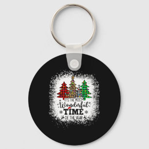 It's The Most Wonderful Time Of The Year Christmas Keychain