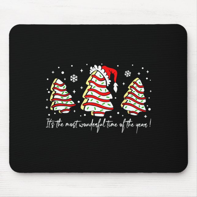 It's The Most Wonderful Time Of The Year Christmas Mouse Pad (Front)