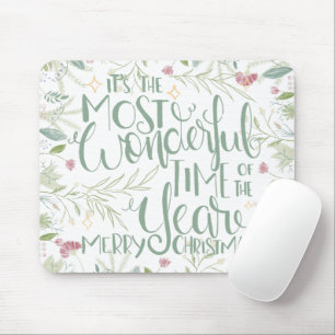 It's The Most Wonderful Time of the Year Christmas Mouse Pad