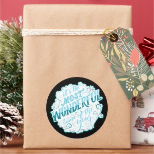 It's the Most Wonderful Time of the Year Classic Round Sticker