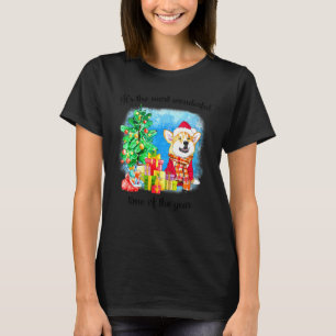 It's The Most Wonderful Time Of The Year Corgi Chr T-Shirt