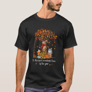 Its The Most Wonderful Time Of The Year Cute Cats  T-Shirt