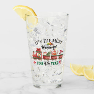 It's The Most Wonderful Time Of The Year Glass