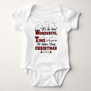 It's the Most Wonderful Time of the Year Matching Baby Bodysuit