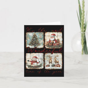 It's The Most Wonderful Time Of The Year Merry Chr Card