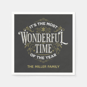 It's the most wonderful time of the year napkin